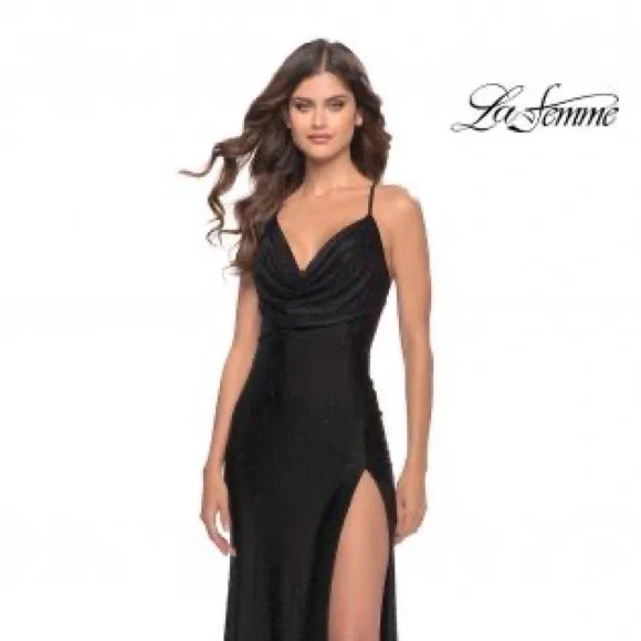 La Femme’s Prom Dress- used only once • EUC (Excellent Used Condition) Size 10 - Picture 1 of 10